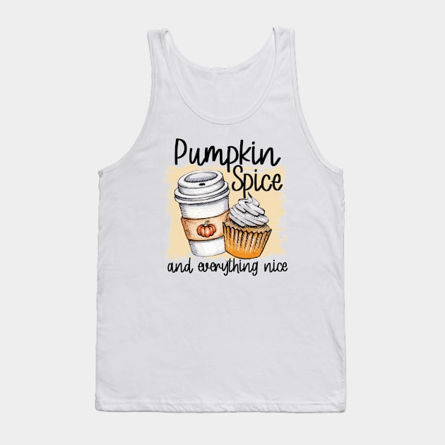 Pumpkin Spice Tank Top by CuteCoCustom